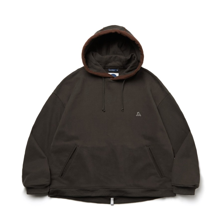 Tops 432HZ | Melsign - Detailed Hoodie - Iron