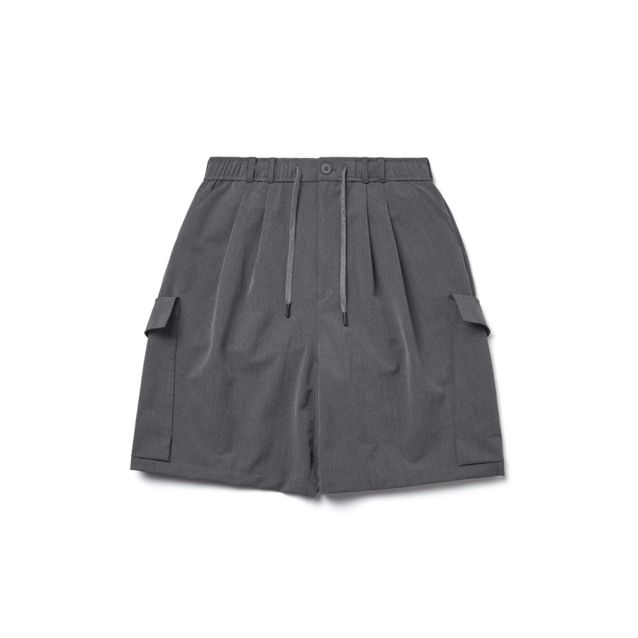 Bottoms 432HZ | Melsign - Pocket Baggy Shorts - L-Gray