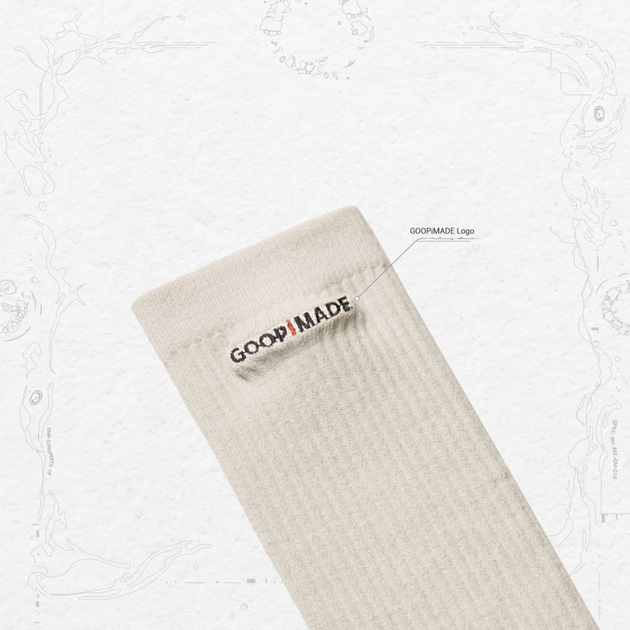 Accessories 432HZ | Goopimade "Gka-01" Softbox Coolmax® Tabi Socks - Ivory