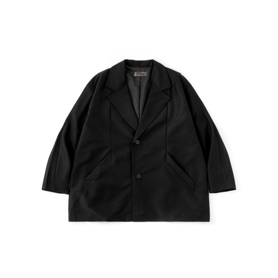 Tops 432HZ | Melsign X Mouggan - Blazer Jacket - Black