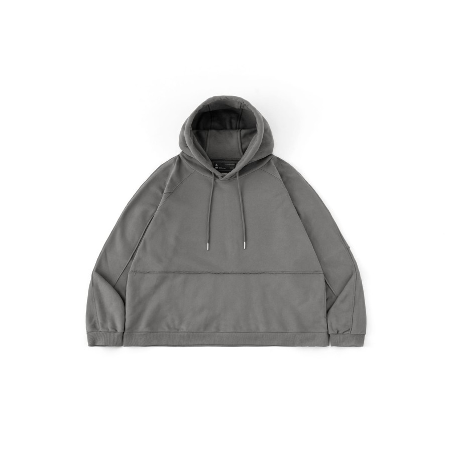 Tops 432HZ | Melsign X Mouggan - Hoodie Sweater - Dark Grey