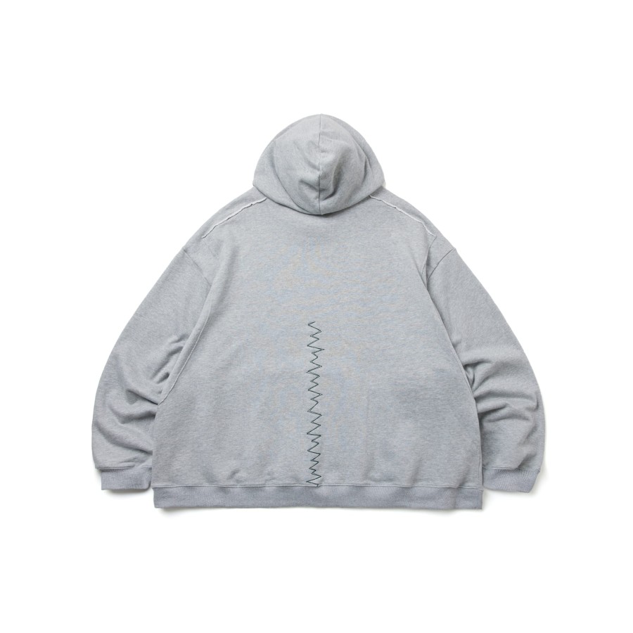 Tops 432HZ | Melsign - Special Cutting Hoodie - Gray