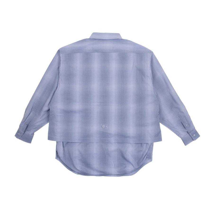 Tops 432HZ | Cmf Outdoor Garment News Paper Shirts Cmf2301-Cs05 Blue