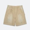 Bottoms 432HZ | Grocery Sp-010 Double Knee Vintage Worker Shorts G Beig