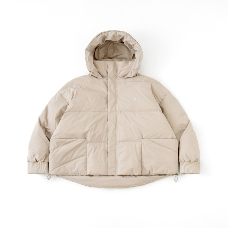 Tops 432HZ | Melsign X Mouggan - Down Jacket - Light Brown