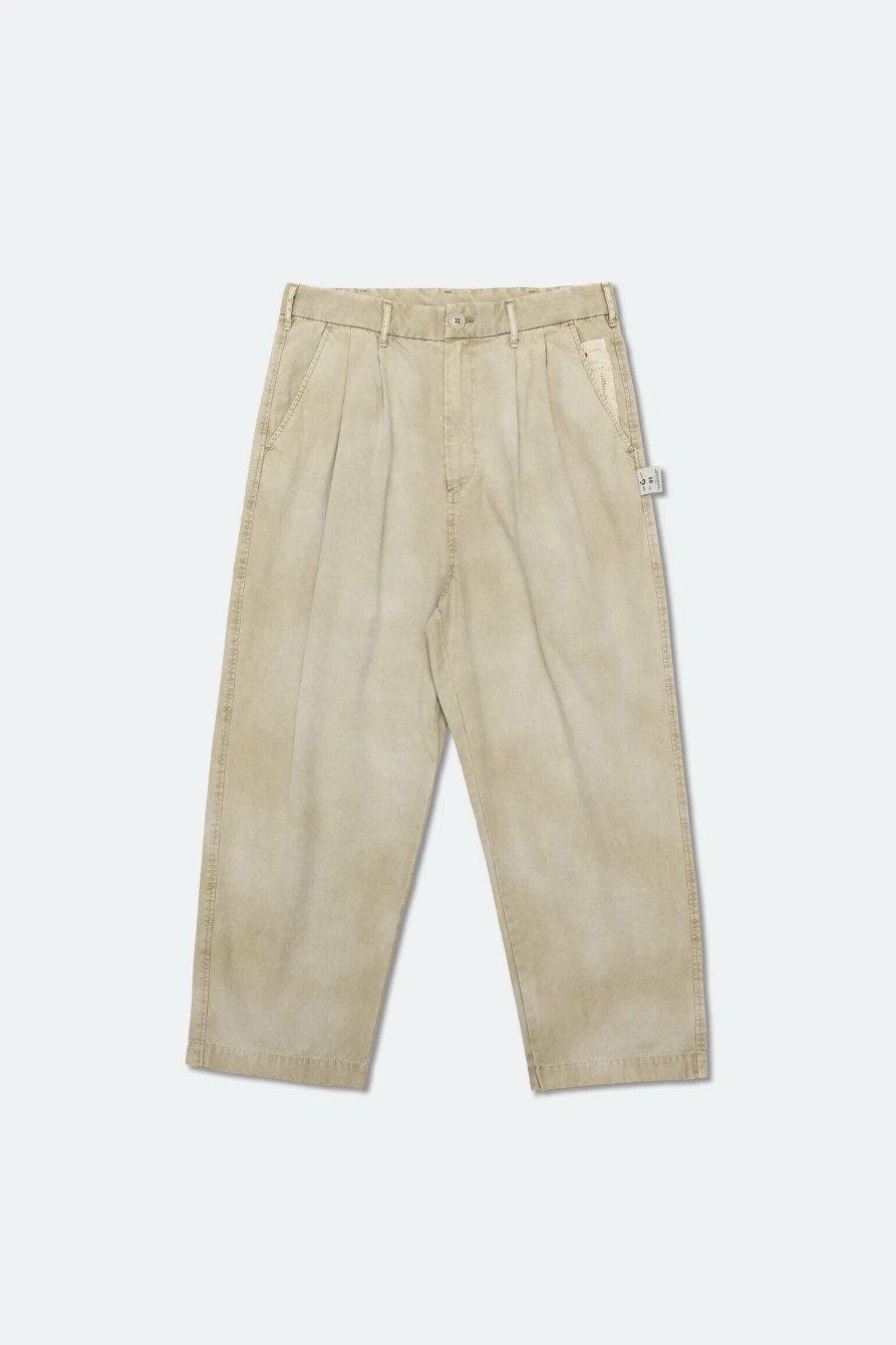 Bottoms 432HZ | Grocery Pt-003 Washed Wide Chino Aged Beige Gro0071 Bei