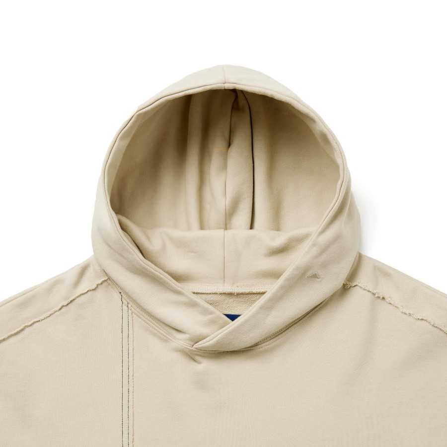 Tops 432HZ | Melsign - Special Cutting Hoodie - Cream