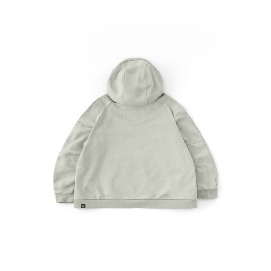 Tops 432HZ | Melsign X Mouggan - Hoodie Sweater - Light Grey