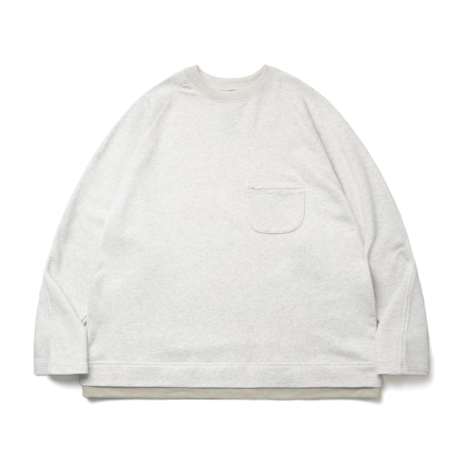 Tops 432HZ | Melsign - Double Layers L/S Tee - L-Gray