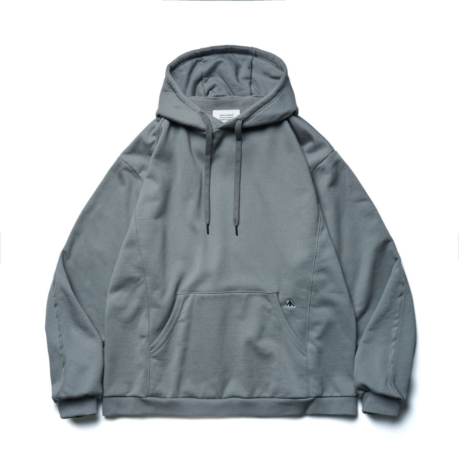 Tops 432HZ | Melsign - Oversized Strap Hoodie - A-Gray