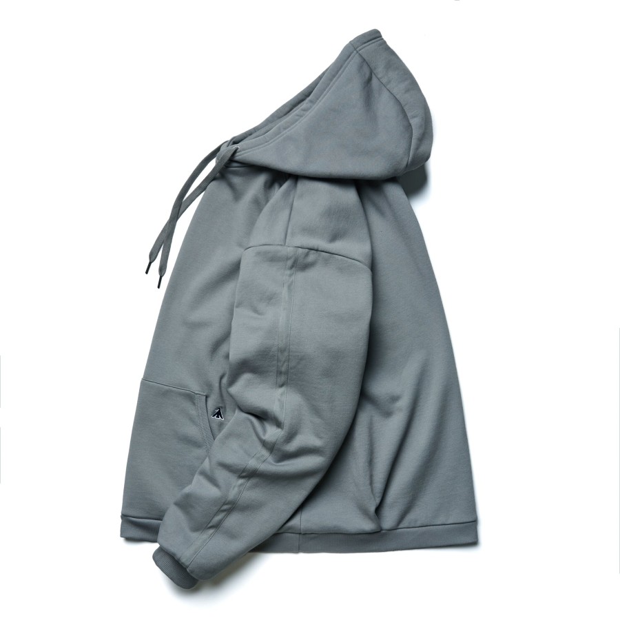 Tops 432HZ | Melsign - Oversized Strap Hoodie - A-Gray