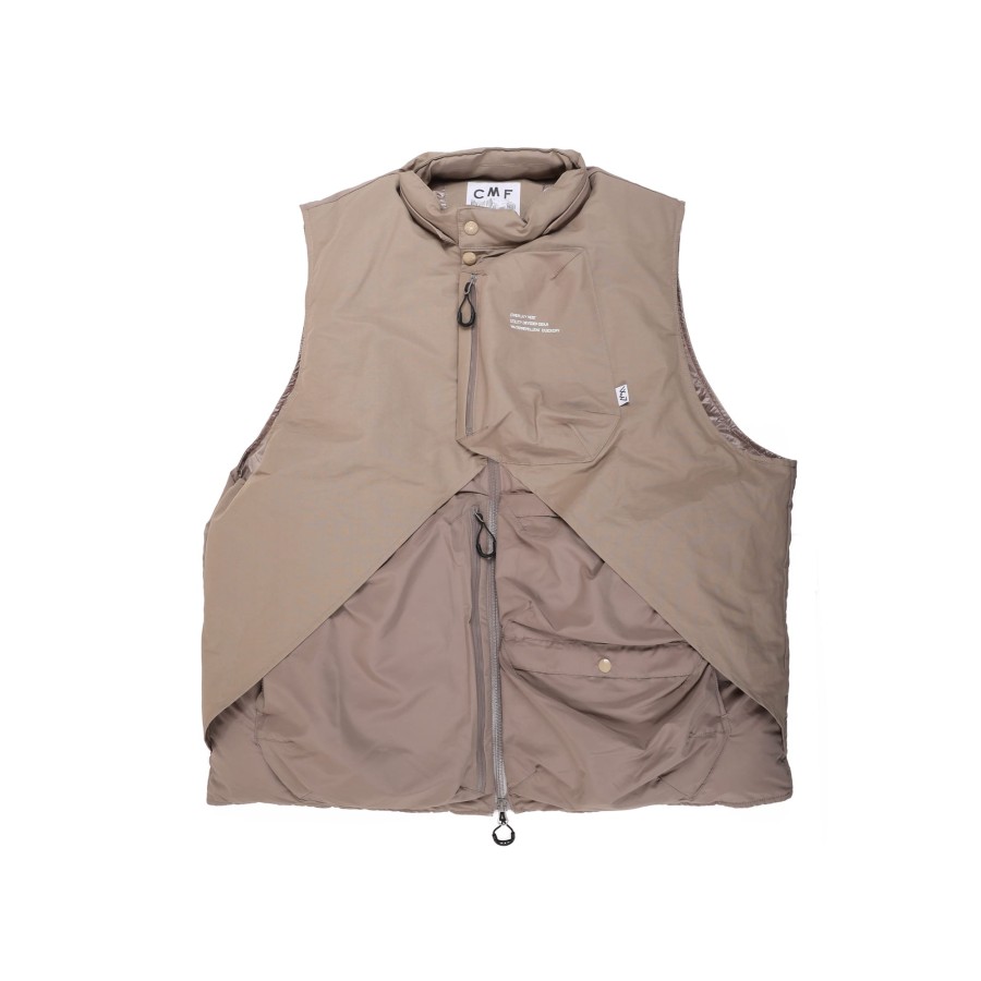 Tops 432HZ | Cmf Outdoor Garment Overlay Down Vest Cmf2302-V01C D.Gr