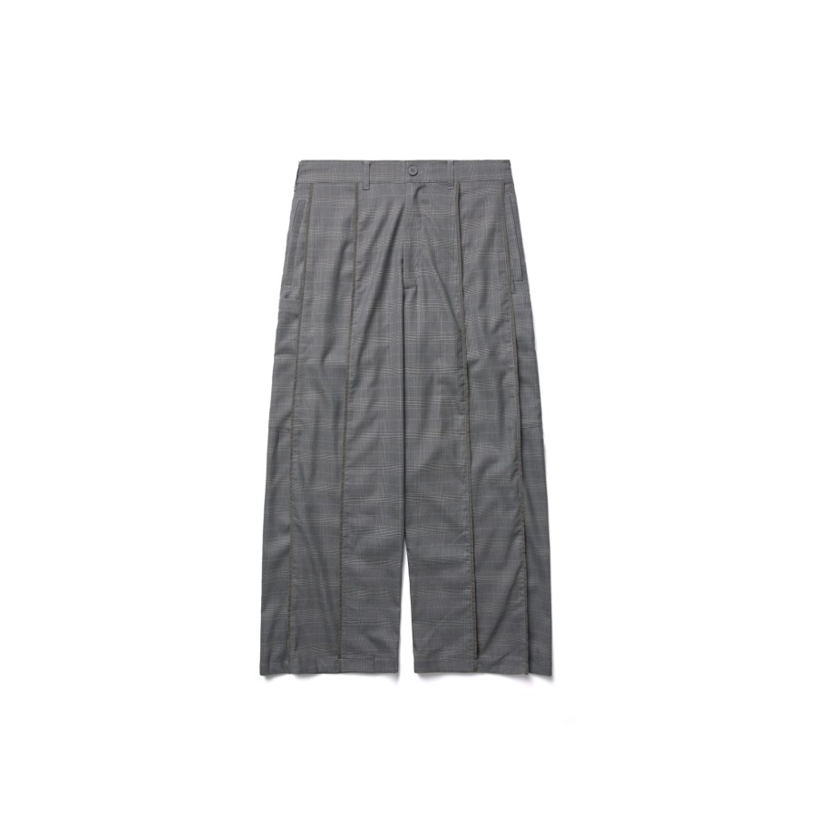 Bottoms 432HZ | Melsign - Baggy Tartan Trousers V2 - L-Gray