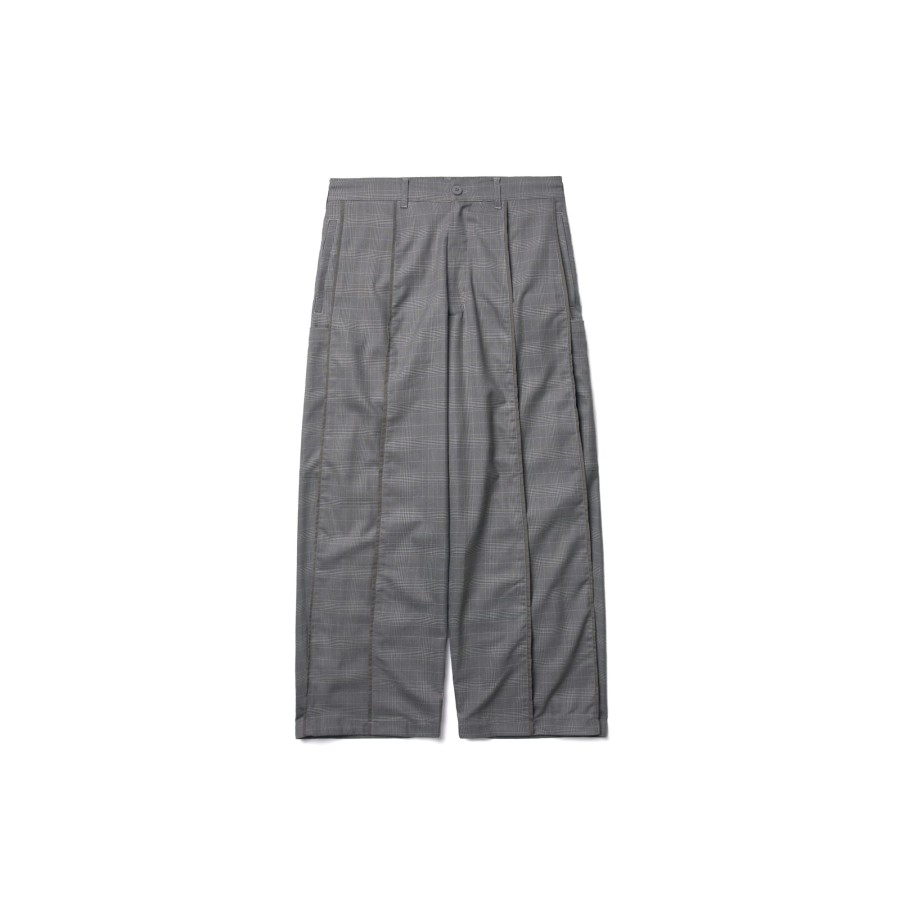 Bottoms 432HZ | Melsign - Baggy Tartan Trousers V2 - L-Gray