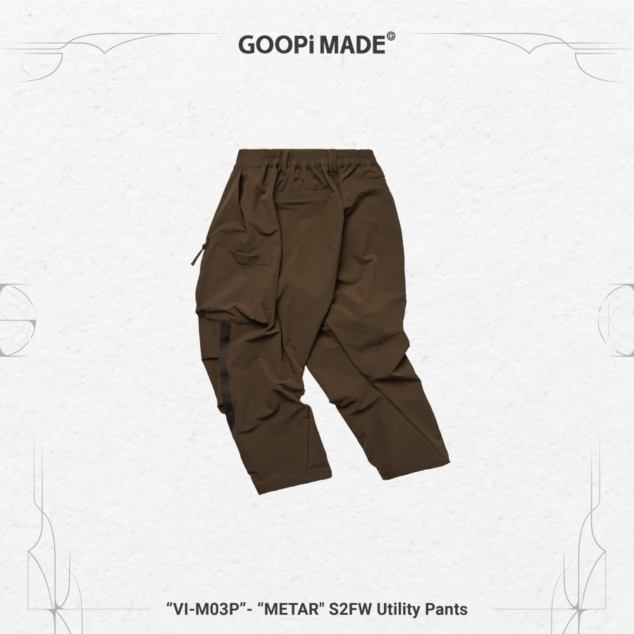 Bottoms 432HZ | Goopimade "Vi-M03P"- "Metar" S2Fw Utility Pants - Marin