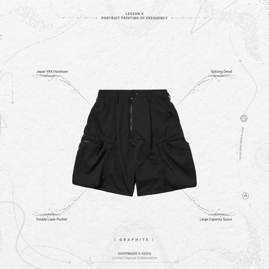 Bottoms 432HZ | Goopimade For 432Hz M.G1S -"Ergonomic" Utility Shorts -