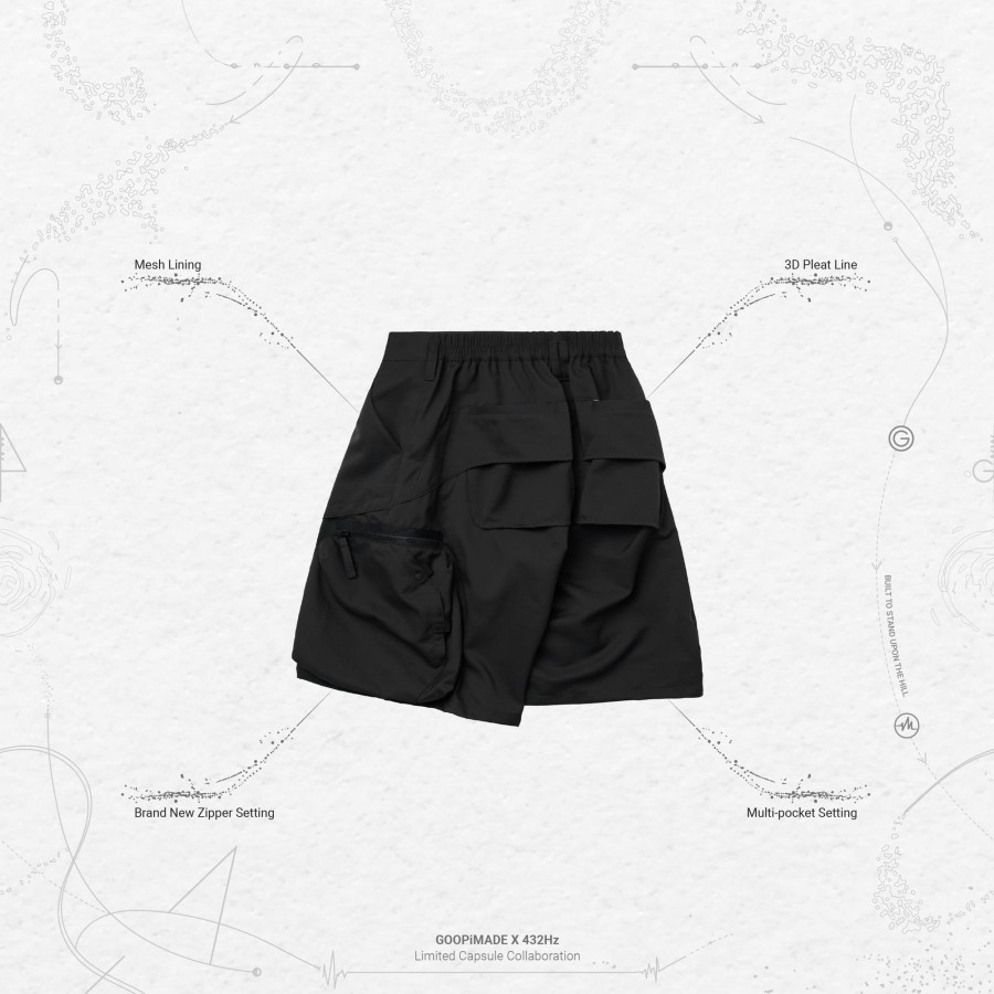 Bottoms 432HZ | Goopimade For 432Hz M.G1S -"Ergonomic" Utility Shorts -