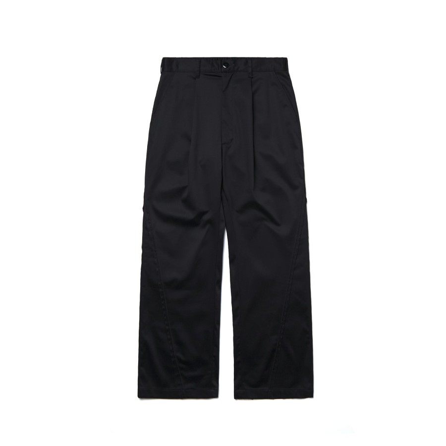 Bottoms 432HZ | Melsign - Twisted Concept Trousers - Black