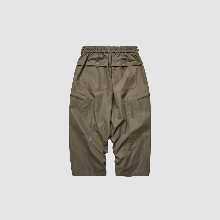 Bottoms 432HZ | Melsign - Strap Zip Pocket Trouser - Khaki