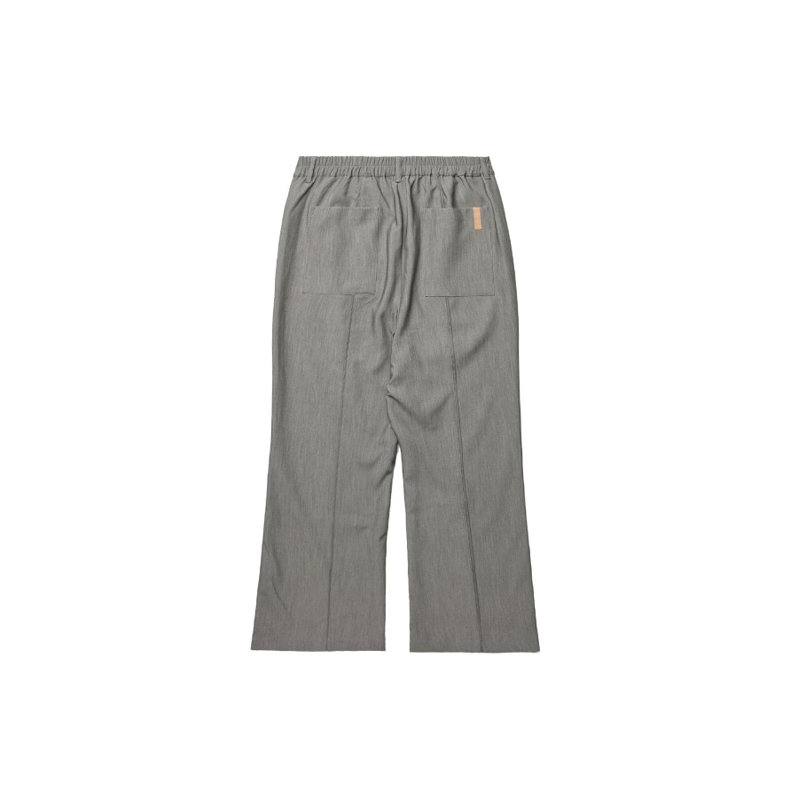 Bottoms 432HZ | Melsign X Mouggan - Boot Cut Trousers - Gery