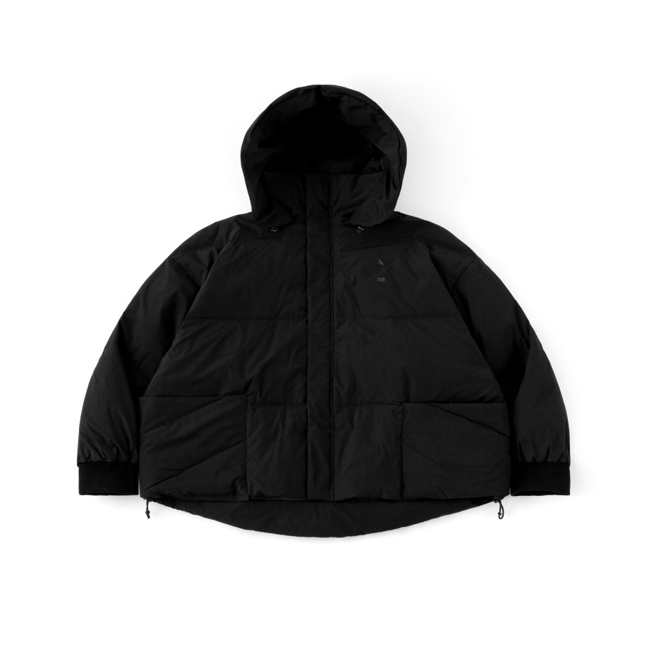 Tops 432HZ | Melsign X Mouggan - Down Jacket - Black