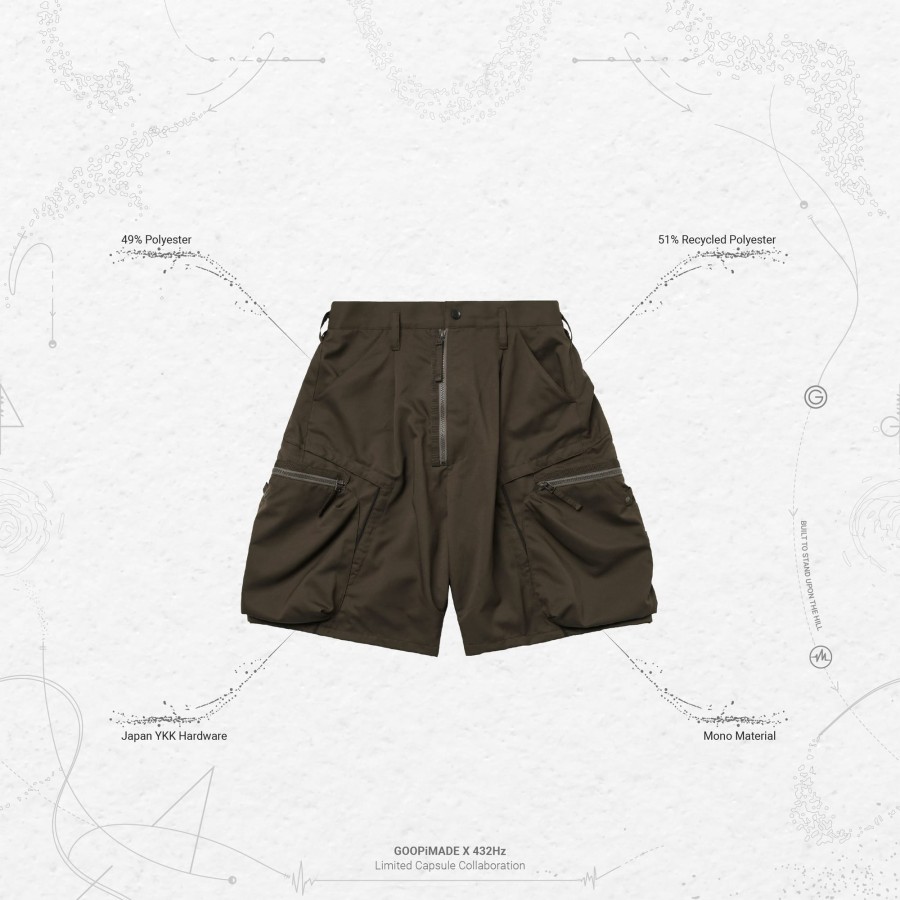 Bottoms 432HZ | Goopimade For 432Hz M.G1S -"Ergonomic" Utility Shorts -