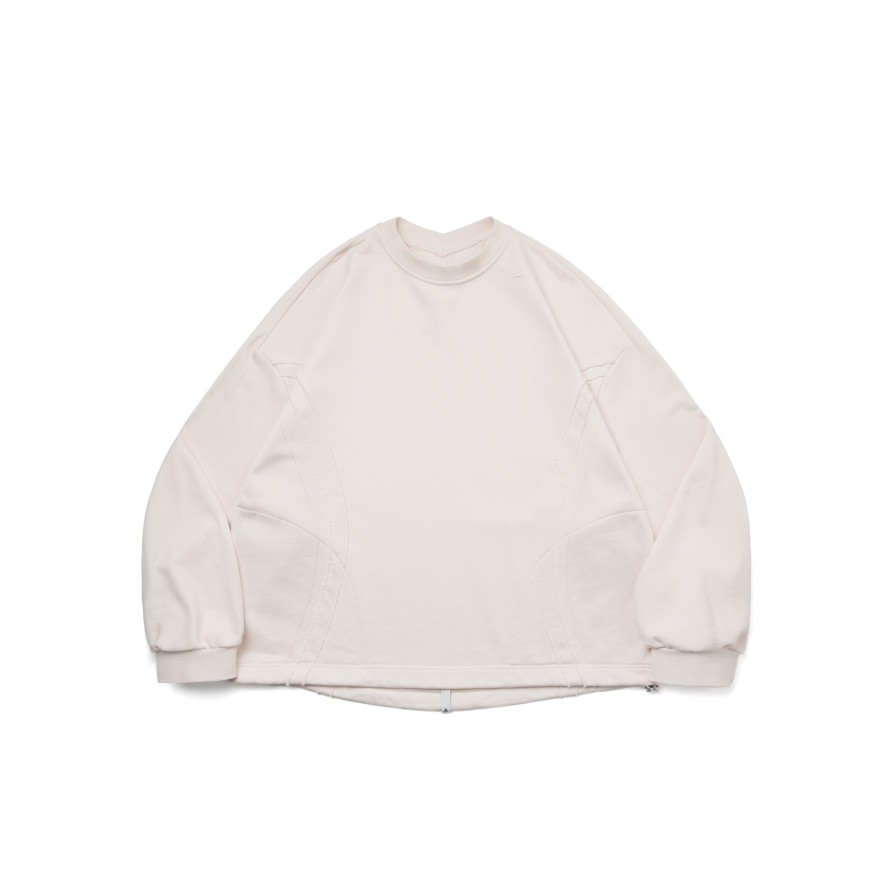 Tops 432HZ | Melsign - Mixture Big Crewneck - Ivory