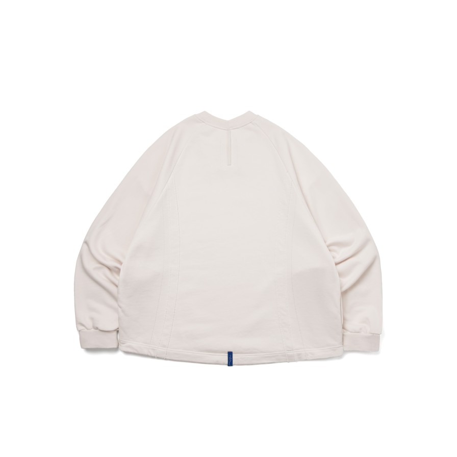 Tops 432HZ | Melsign - Mixture Big Crewneck - Ivory