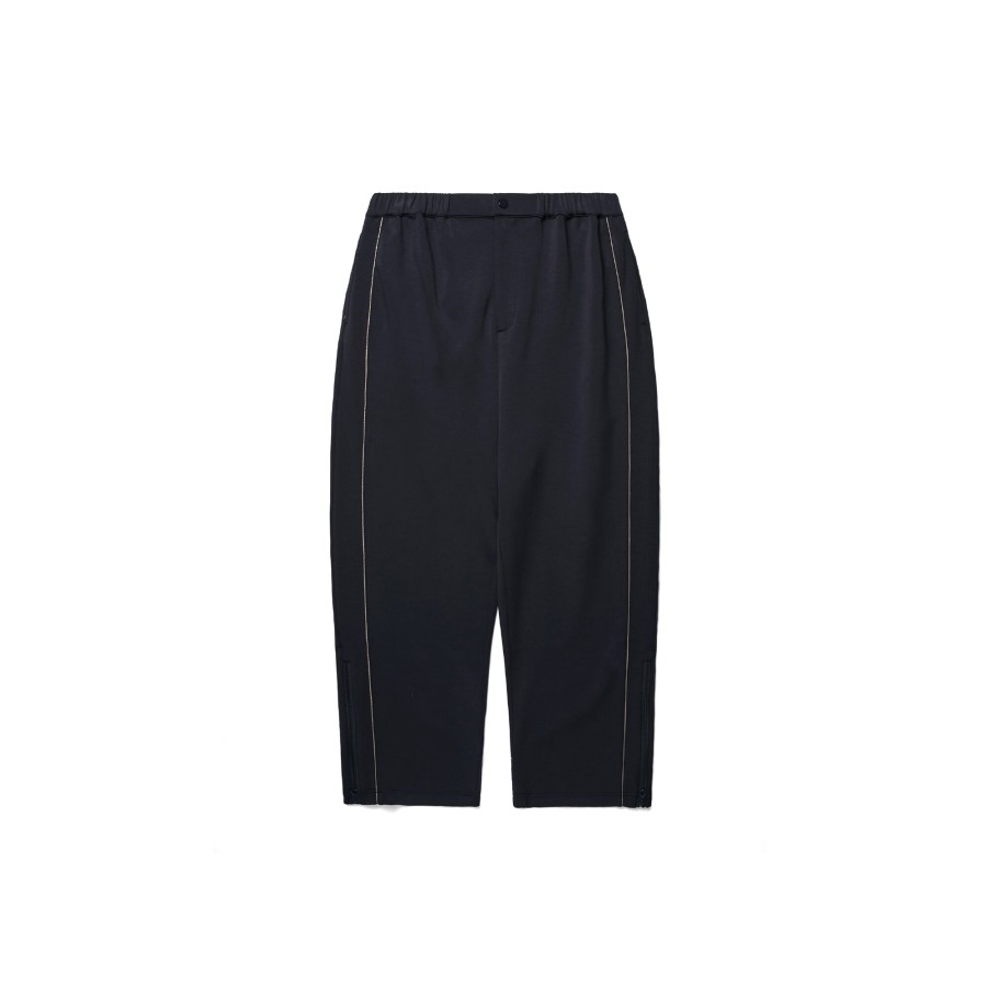 Bottoms 432HZ | Melsign X Mouggan - Zipper Track Pants - Navy