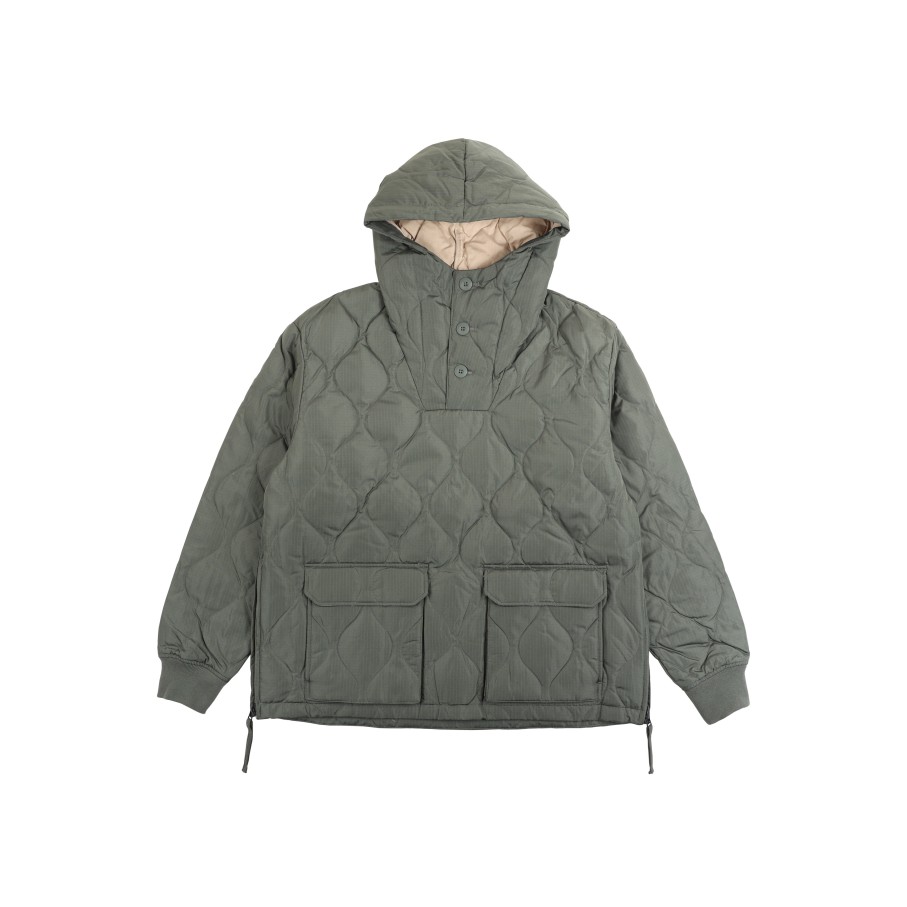 Tops 432HZ | Taion Military Pull Over Hoodie Taion-106Pml-1 Olive