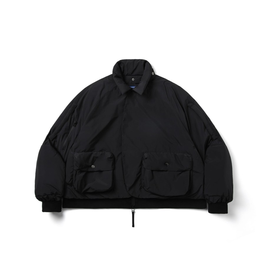 Tops 432HZ | Melsign - December 2-Way Puffer Parka - Black