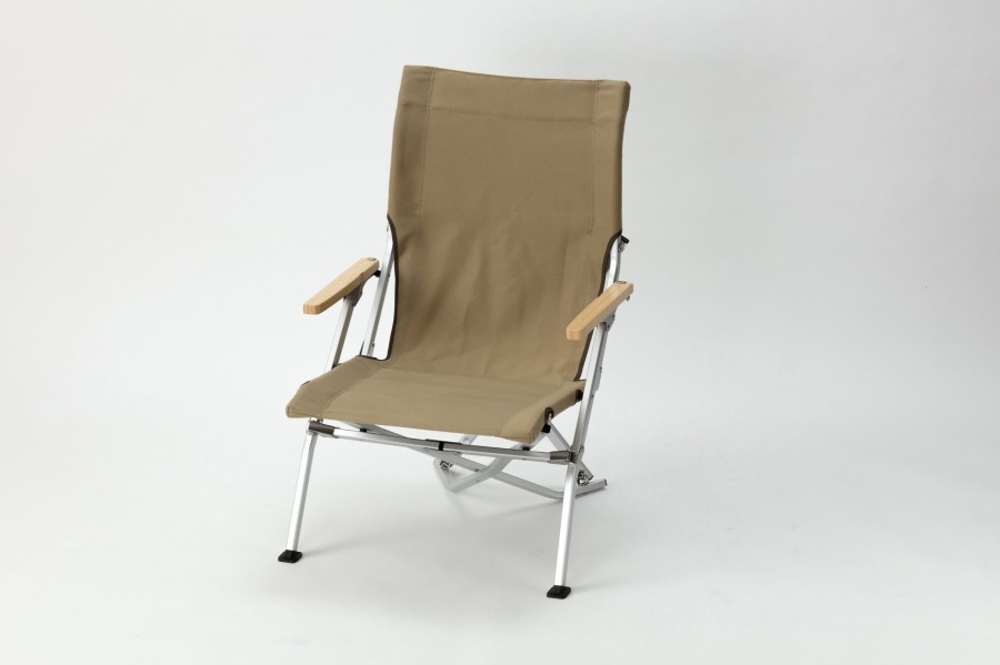 Featured Products 432HZ | Snow Peak Folding Beach Chair Khaki Lv-091Kh