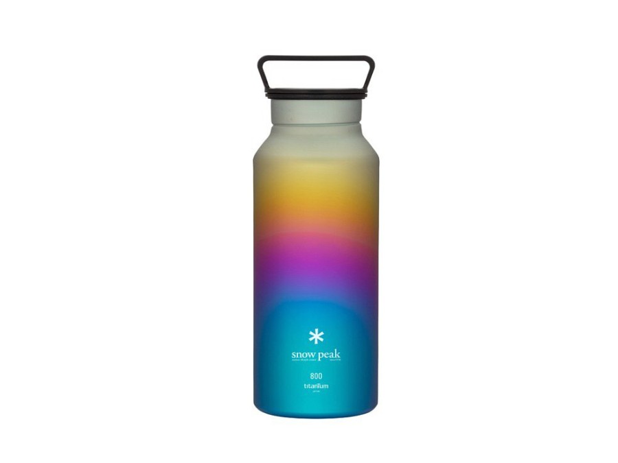 Featured Products 432HZ | Snow Peak Titanium Aurora Bottle 800 Rainbow Tw-800-Ra