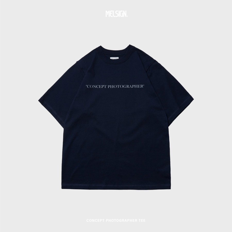 Tops 432HZ | Melsign - Concept Photographer Tee - Navy