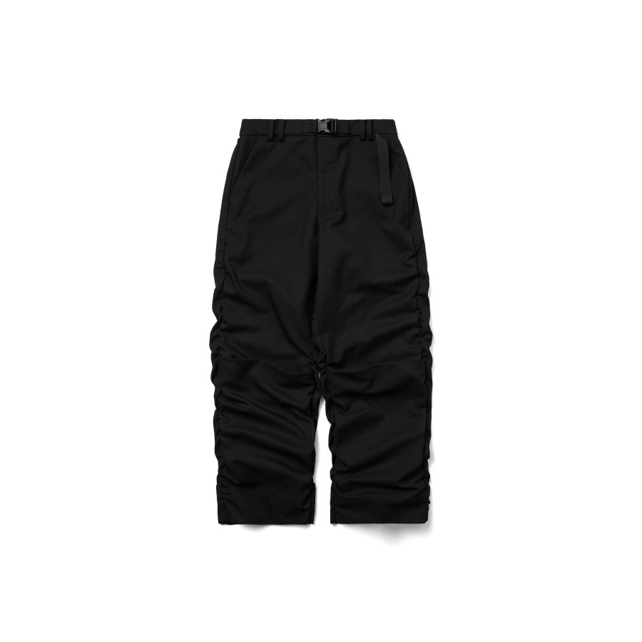 Bottoms 432HZ | Melsign - Straight Cutting Trousers V2 - Black