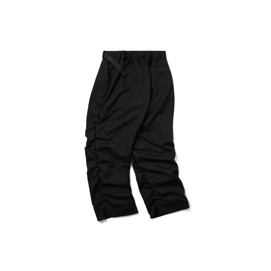 Bottoms 432HZ | Melsign - Straight Cutting Trousers V2 - Black