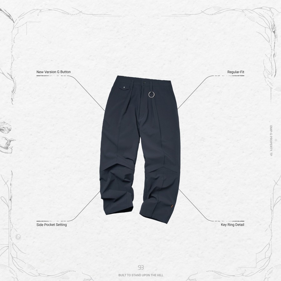 Bottoms 432HZ | Goopimade "Km-01" Regular-Fit Tailored Trousers - Deep