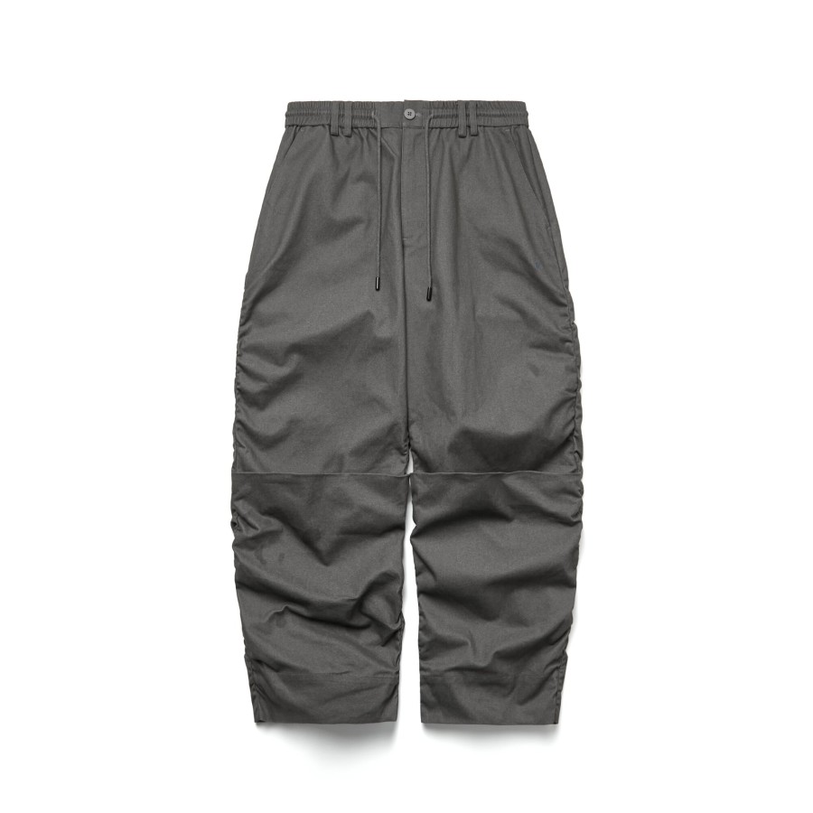 Bottoms 432HZ | Melsign - Straight Cutting Trousers - Gray