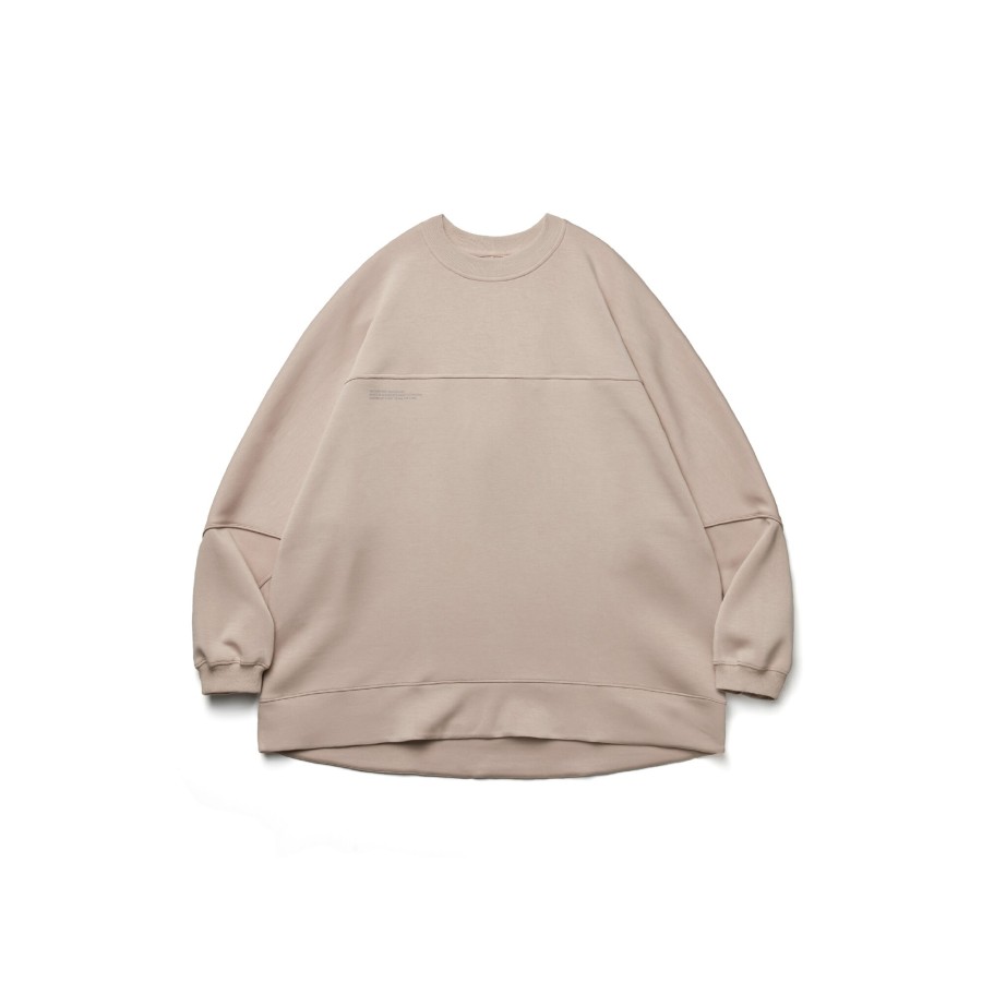 Tops 432HZ | Melsign X Mouggan - College Sweater - Grey Apricot