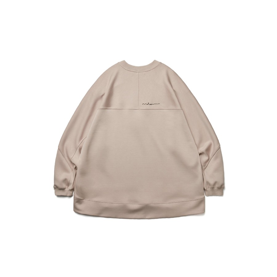 Tops 432HZ | Melsign X Mouggan - College Sweater - Grey Apricot