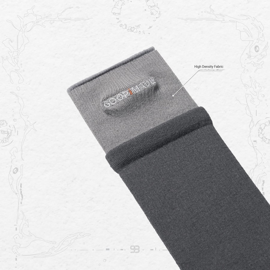 Accessories 432HZ | Goopimade "S1-Cmx" Coolmax® D-Layer Tabi Socks - L-Gray