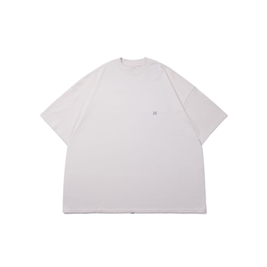 Tops 432HZ | Melsign - M.Spoon Graphic Tee - Ash White