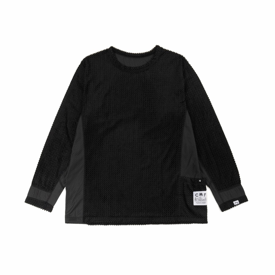 Tops 432HZ | Cmf Outdoor Garment Octa Ls Tee Cmf-Octalstee Black