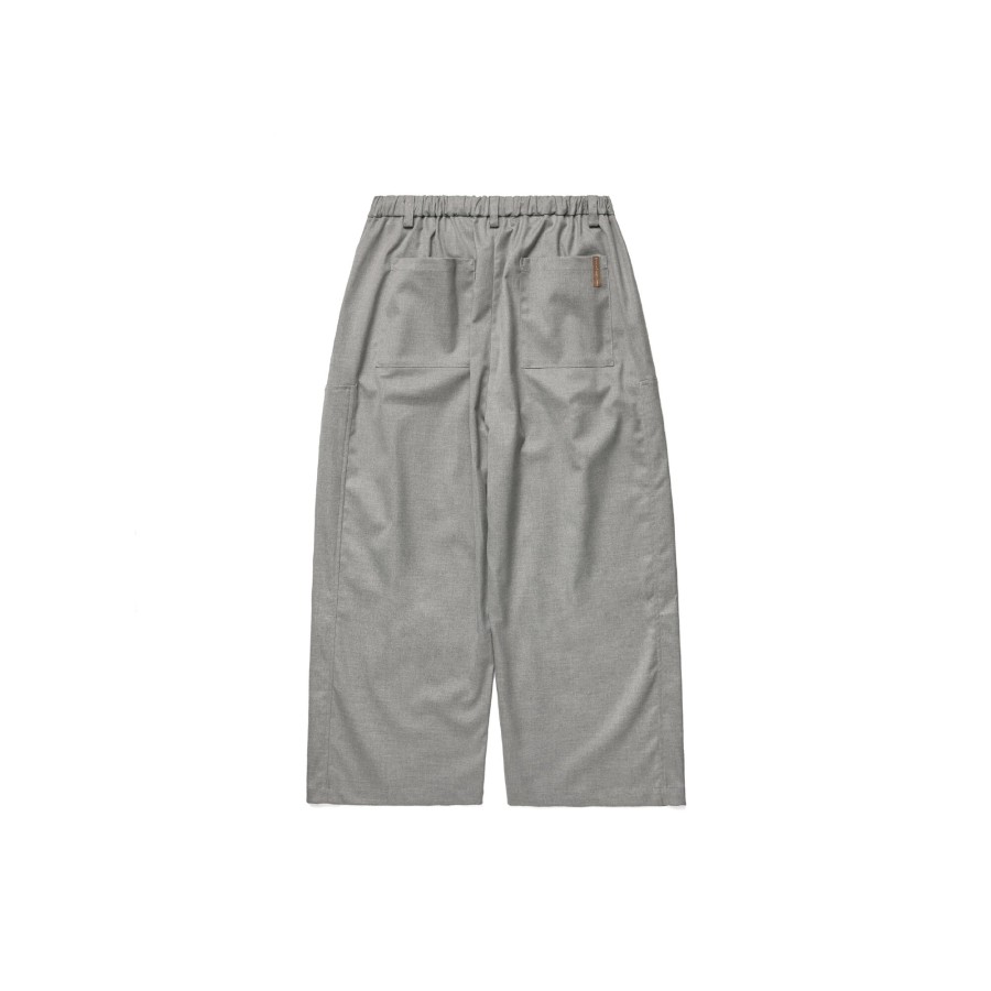 Bottoms 432HZ | Melsign X Mouggan - Wide Trousers - Grey