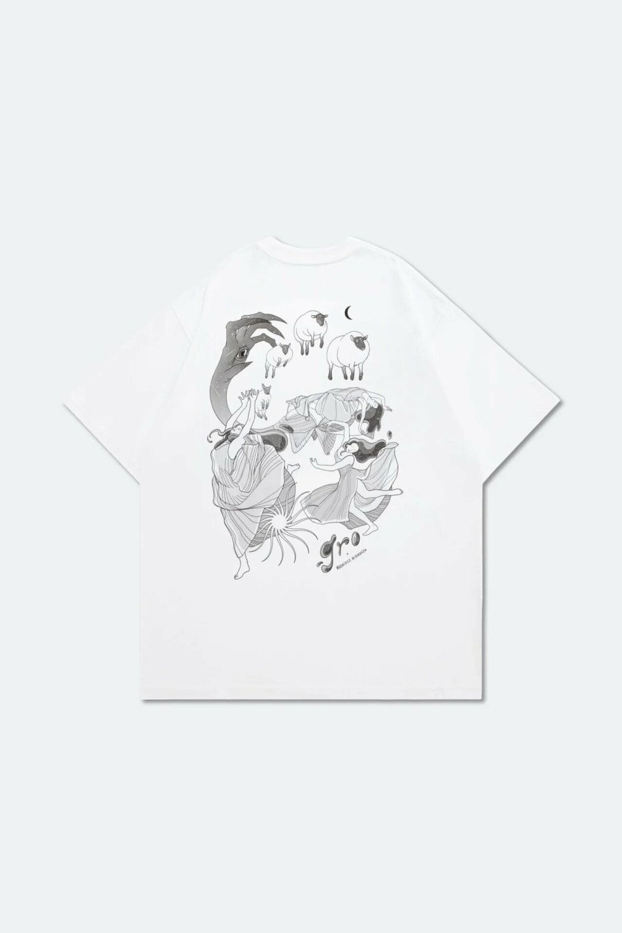 Tops 432HZ | Grocery Lucid Dreaming Tee White