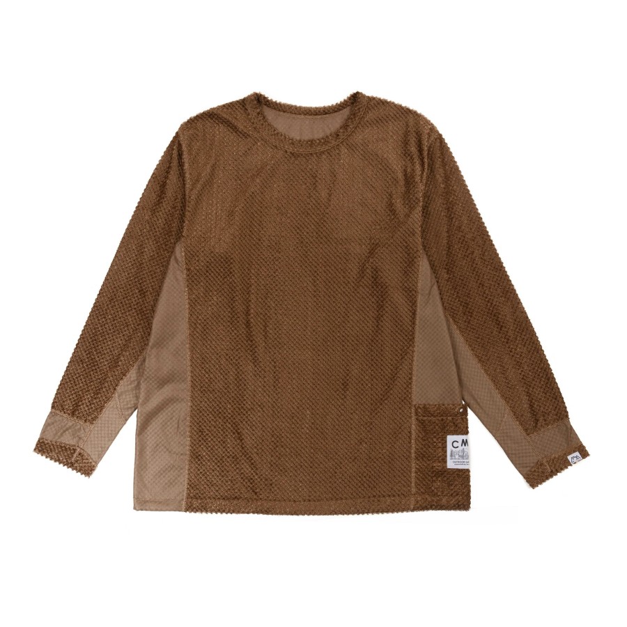 Tops 432HZ | Cmf Outdoor Garment Octa Ls Tee Cmf-Octalstee Coyote