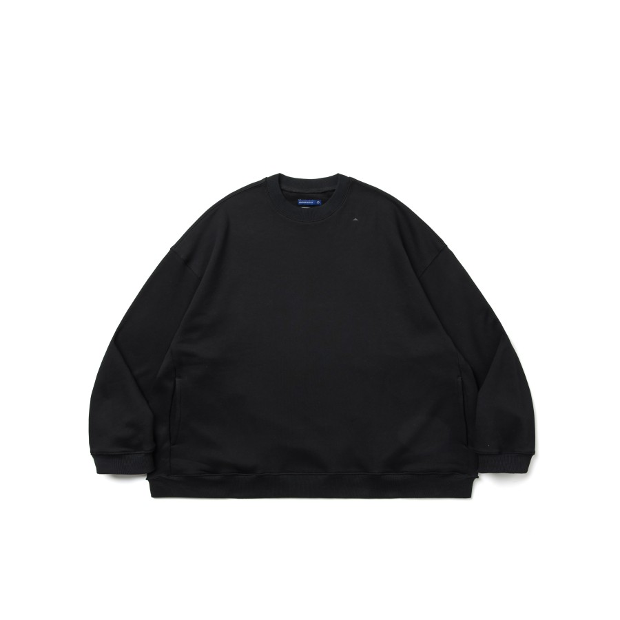 Tops 432HZ | Melsign - Sound Wave Crewneck - Black