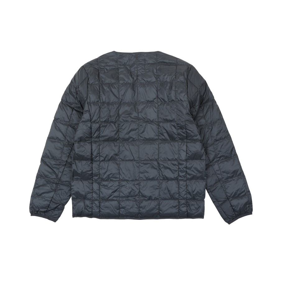 Tops 432HZ | Taion Crew Neck Down Jacket Taion-104 Charcoal