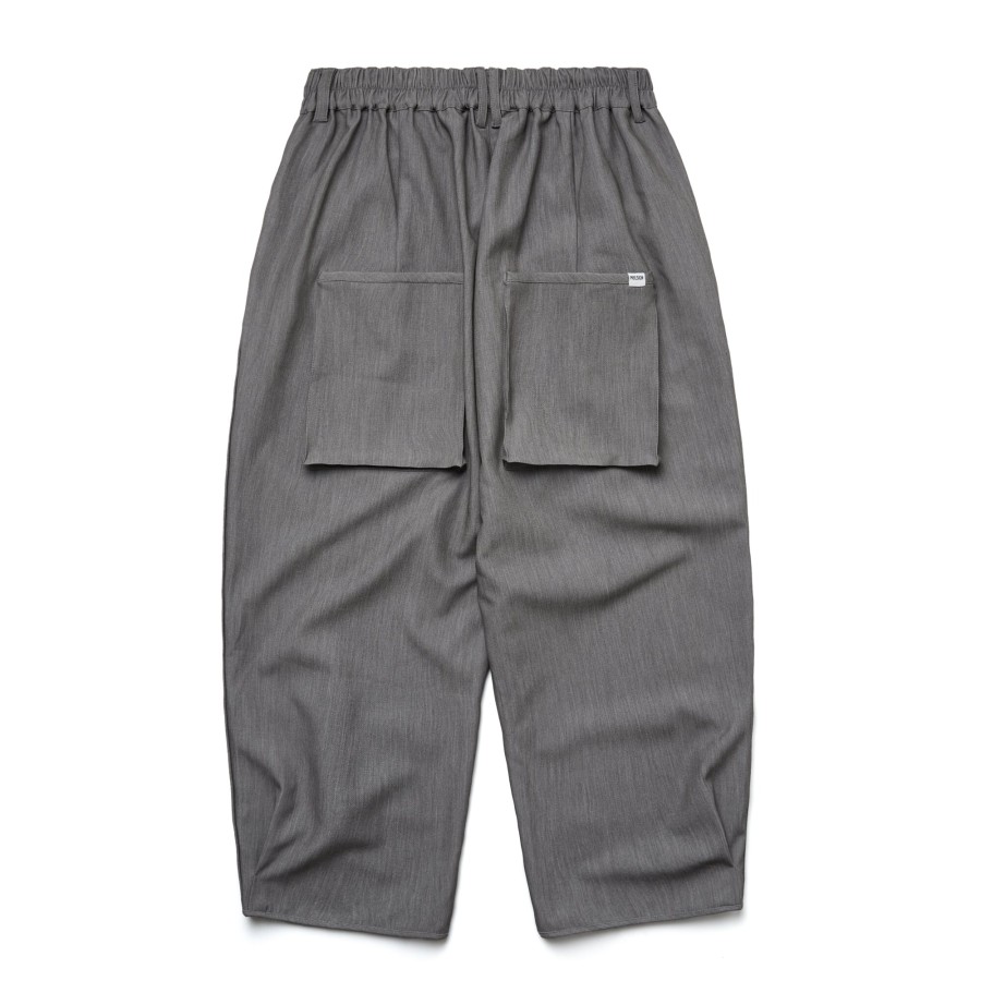 Bottoms 432HZ | Melsign - Combination Detail Trousers - Gray