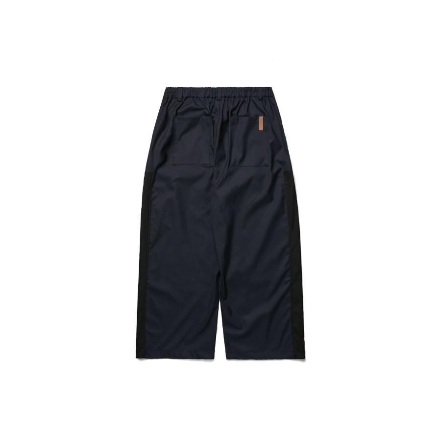 Bottoms 432HZ | Melsign X Mouggan - Wide Trousers - Navy